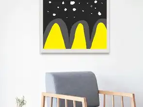 北欧简约清新纯黄色黑白手绘极简唯美插画图片下载抽象装饰画大全现代简约装饰画编号17825000
