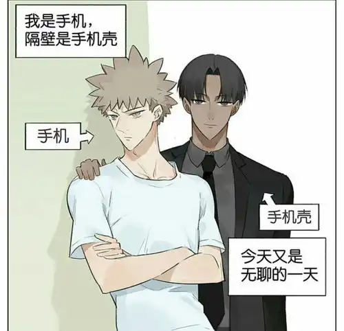 当手机和手机壳拟人化后,手机变软萌少年,充电器变腹黑帅哥
