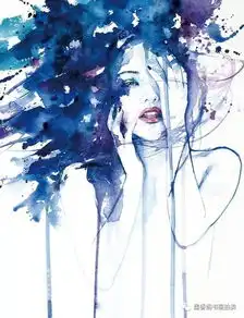 画出高级美林闻琪水彩人物的水墨意境
