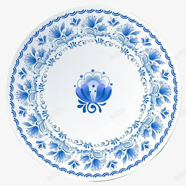 中国风青花瓷高清素材免费下载页面网页平面电商创意素材png素材青花瓷素材

