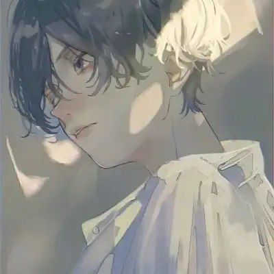 二次元手绘超酷男头
