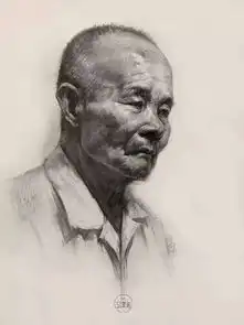 素描教程头像画面主次虚实的关系
