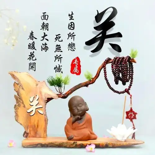 佛系小沙弥姓氏头像,微信头像,2020年新款,
