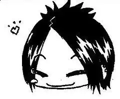 可爱卡通男生黑白素描头像跪求
