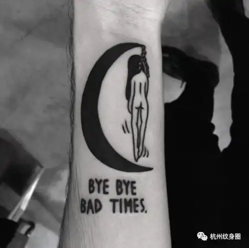 tattoo素材黑色极简小众纹身
