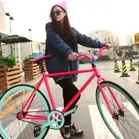 qq头像骑单车的妹纸,你爱吗女生意境
