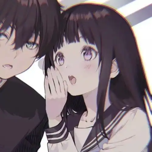 喜欢日漫丨情侣头像
