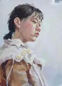色彩头像绘画步骤及清华美院色彩头像高分卷赏析
