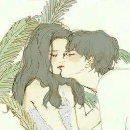 呆萌或帅气的动漫情侣头像
