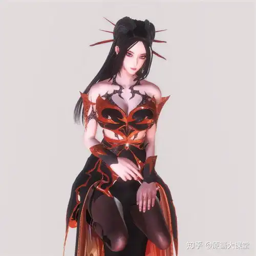 国漫崛起国产动漫女神画师神还原焰灵姬插画分享
