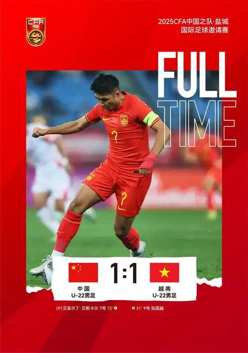 三场不败,中国u22男足获盐城国际邀请赛冠军
