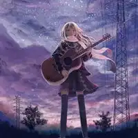 女生头像星空好看的星空系列动漫女生头像
