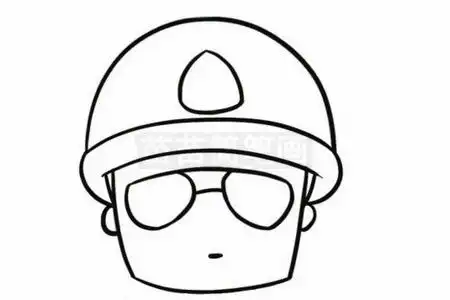 警察简笔画图片大全画法
