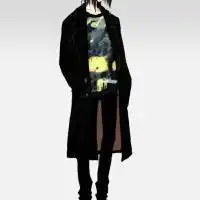 动漫男生冷漠帅气头像下半身子

