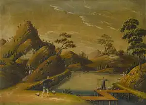 西方油画家笔下的中国瓷器生产
