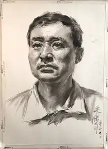 教你扎实的男中年素描头像,从此头像不再担心
