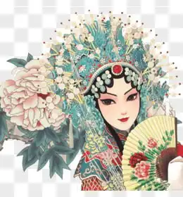 卡通京剧图片素材免费卡通京剧png设计图片大全图精灵
