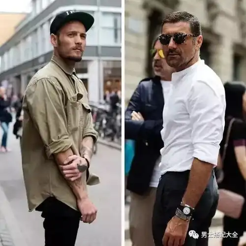 学会这5种卷袖子的方法,让你男人味爆棚
