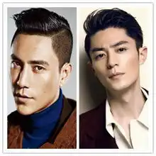 男生帅气发型男明星演绎最新莫西干造型设计
