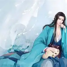 求一个男人抱着一只狐狸的唯美古风图
