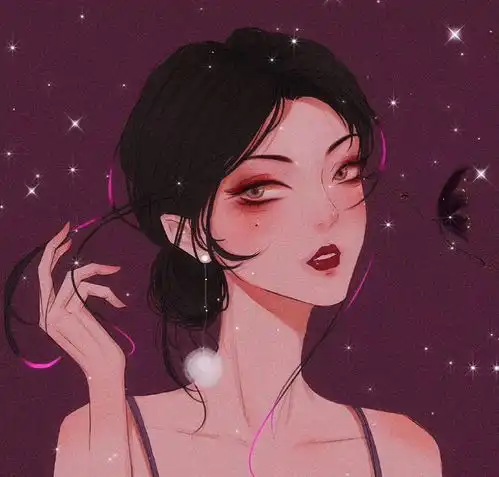 高冷女生动漫头像
