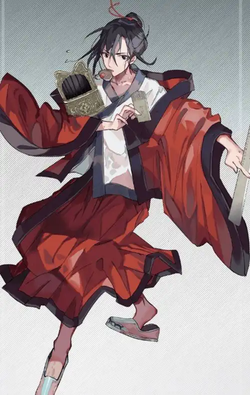 画师将古物拟人化,七弦琴和千里江山图,全员变成二次元美男
