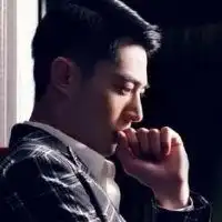 霍建华头像黑白侧脸微信头像图片大全
