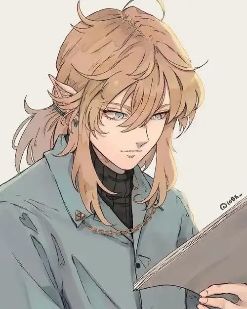 cg原画插画教程糟糕是心动的感觉二次元动漫男生霸道高冷系
