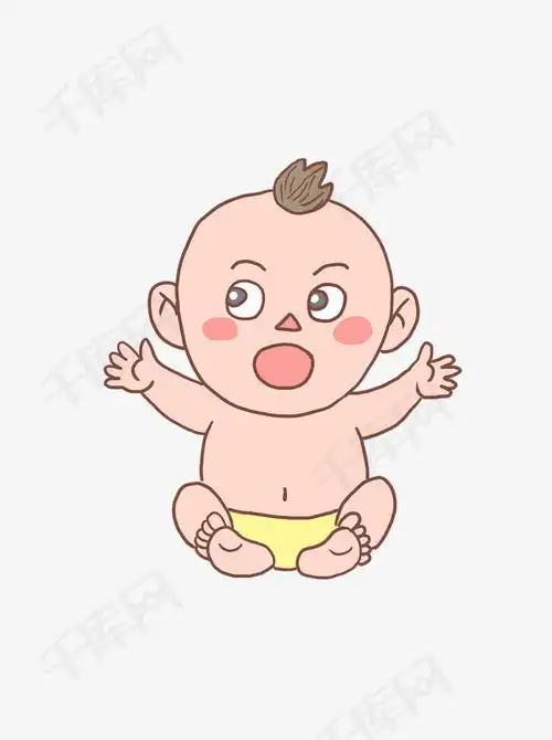 婴儿卡通手绘小清新素材图片免费下载高清psd千库网图片编号11667672
