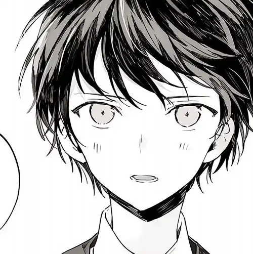 黑白动漫男头最后一张绝了
