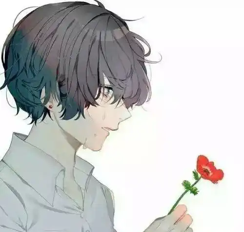 动漫男女生头像我的笑给了很多人,心却只给了你
