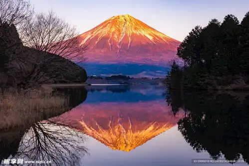 日照金山摄影图
