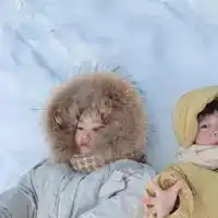qq头像情侣萌娃娃图片萌娃情侣头像可爱一对