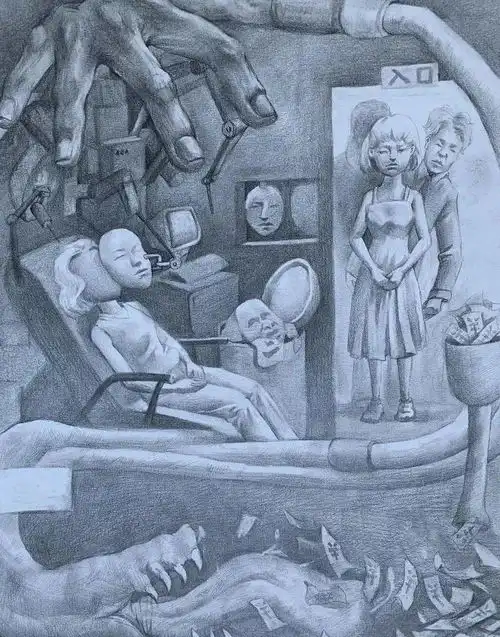 天津美术学院基础部素描速写作品欣赏,太震撼了
