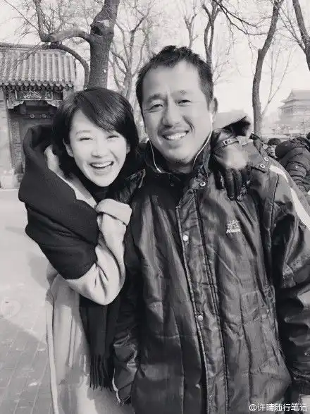 许晴晒老炮儿片场照张涵予李易峰吴亦凡三男神齐聚
