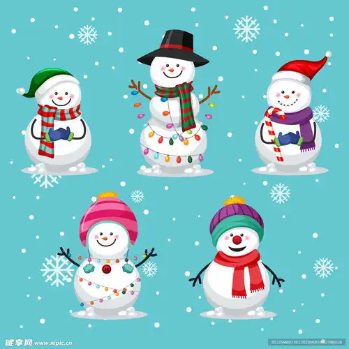 矢量卡通雪人设计图卡通设计

