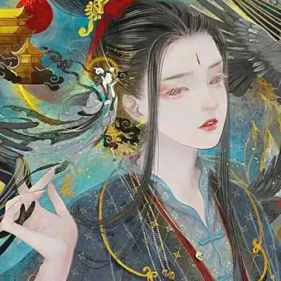 咸蛋女孩古风男女漫画头像