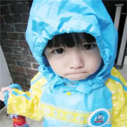 2020两人一对呆萌可爱微信萌娃情侣头像嘟嘴有爱心
