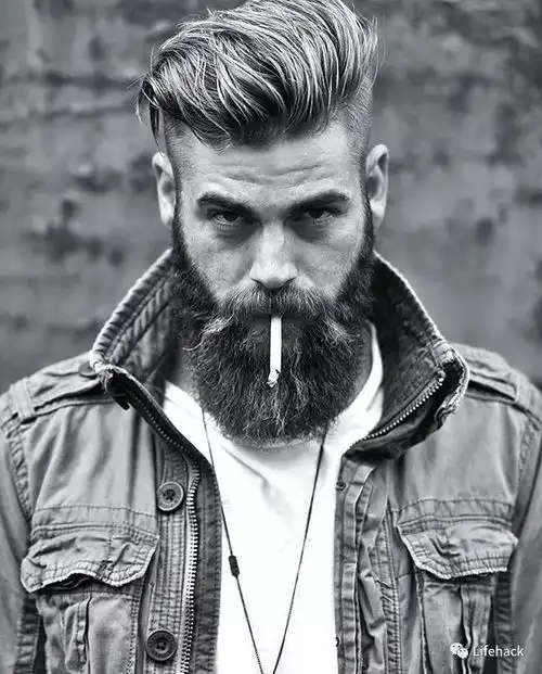 大胡子酷纹身,这帮复古爷们帅炸了
