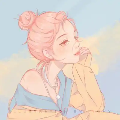 阿倾手绘可爱女生头像希望我们卡通动漫头像我要个性网
