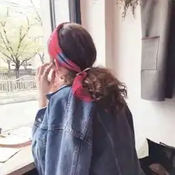 高清小清新女生头像背影
