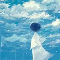 2019男生韩版最新最火蓝色头像
