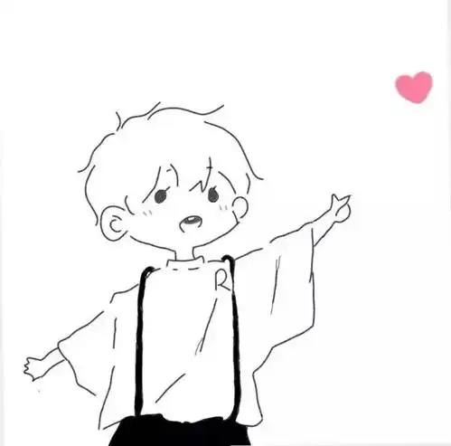 简约到极致的微信头像
