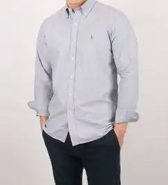 型男是如何穿着拉夫劳伦长袖衬衫撩妹的

