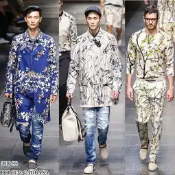 2016春夏米兰男装周花样少年中国风

