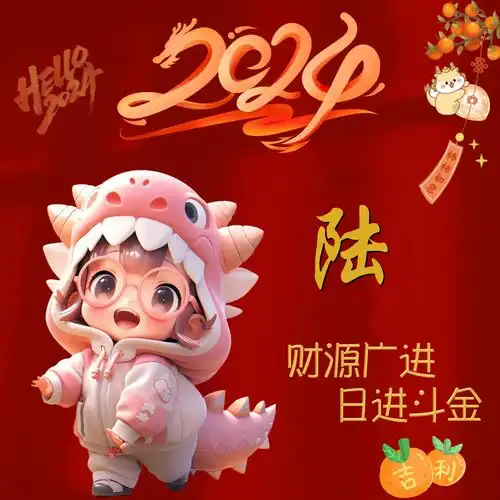 2024年新版好运头像图片龙重登场换上新头像迎接新龙年
