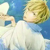 手捧鲜花漫画头像男微信头像图片大全
