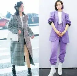潮流志女星爱上穿男装格纹男女通吃了解下
