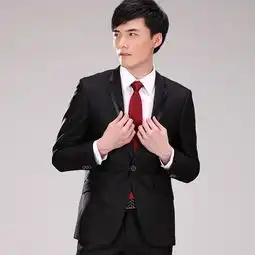 结婚礼服亮面男士正装西服套装韩版修身英伦新郎伴郎西装定制
