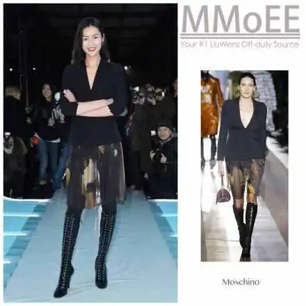 大表姐刘雯穿西装外套搭配百褶裙,加上迷之微笑,网友美极了
